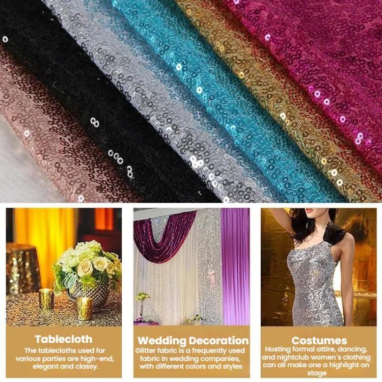Hotel Wedding Banquet Site Background Curtains Embroidered Cloth Sequin Curtains Festival Party Decoration, 60x240cm, 120cmx240cm, 120cmx300cm, 240cmx240cm, 300cmx300cm, 60x300cm