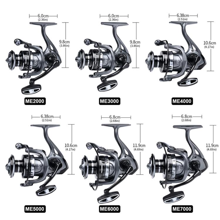 LUYA Spinning Reel Sea Long Casting CNC Metal Swing Arm Fishing Reel