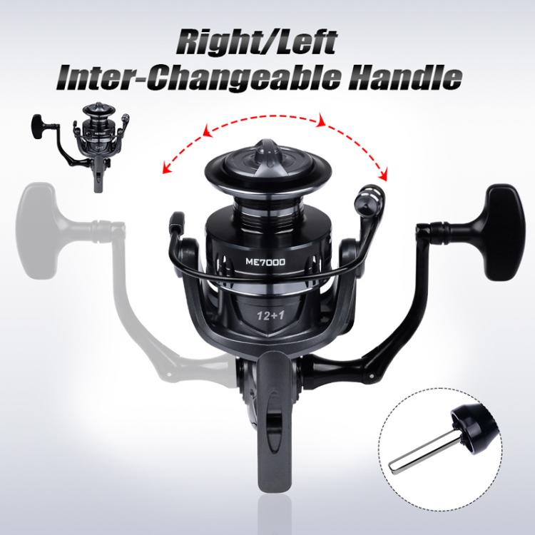 LUYA Spinning Reel Sea Long Casting CNC Metal Swing Arm Fishing Reel