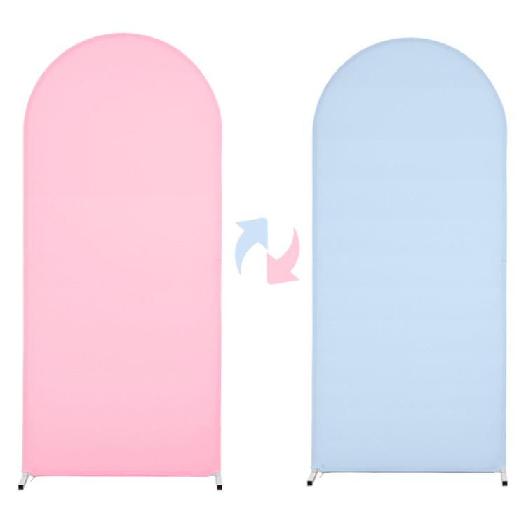 Arch Fabric Cover U Shape Spandex Stretch Cloth Cover Wedding Birthday Party Background Decoration