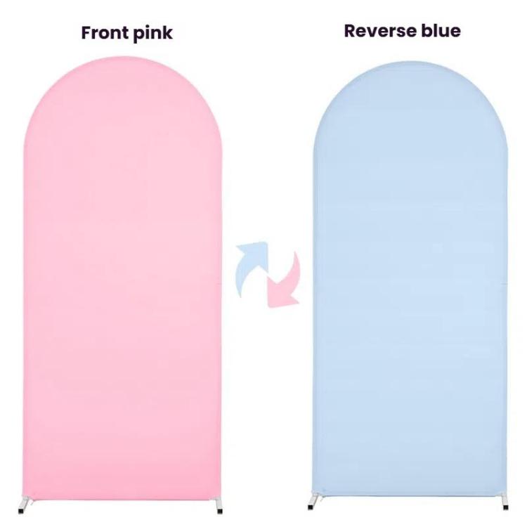 Arch Fabric Cover U Shape Spandex Stretch Cloth Cover Wedding Birthday Party Background Decoration