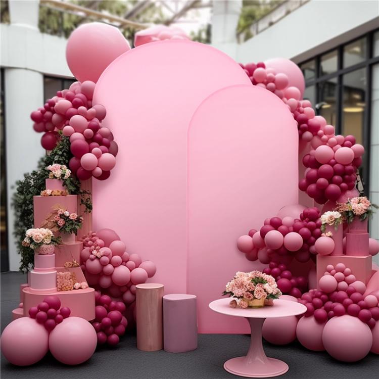 Arch Fabric Cover U Shape Spandex Stretch Cloth Cover Wedding Birthday Party Background Decoration