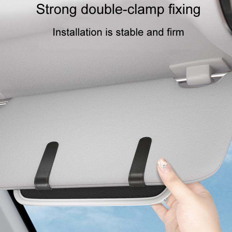 Car Glasses Clip Auto Sun Visor Storage and Fixed Inner Decoration