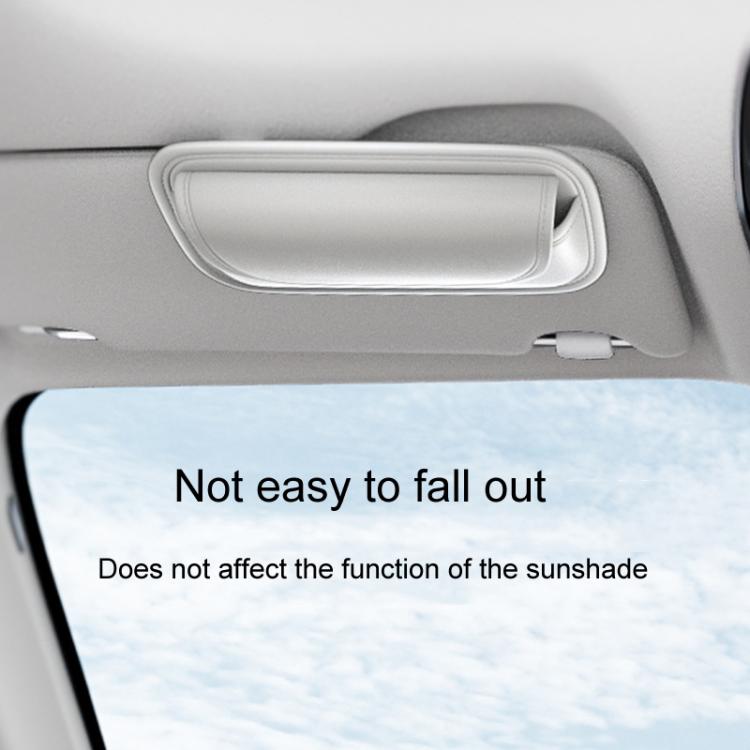 Car Glasses Clip Auto Sun Visor Storage and Fixed Inner Decoration