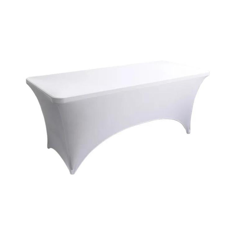 Rectangular Elastic Table Cover Hotel Restaurant Wedding Banquet Party Long Table Decoration Tablecloth