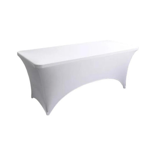Rectangular Elastic Table Cover Hotel Restaurant Wedding Banquet Party Long Table Decoration Tablecloth