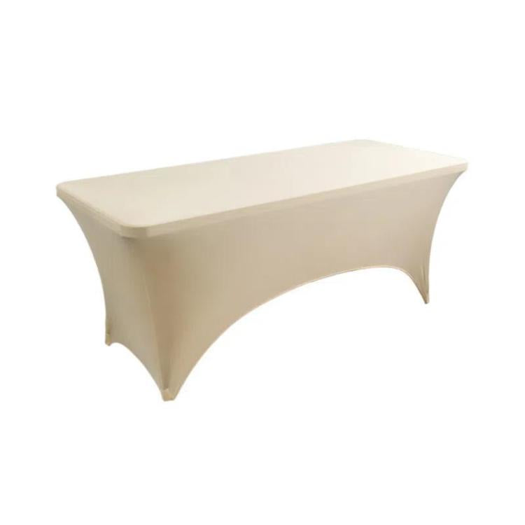 Rectangular Elastic Table Cover Hotel Restaurant Wedding Banquet Party Long Table Decoration Tablecloth
