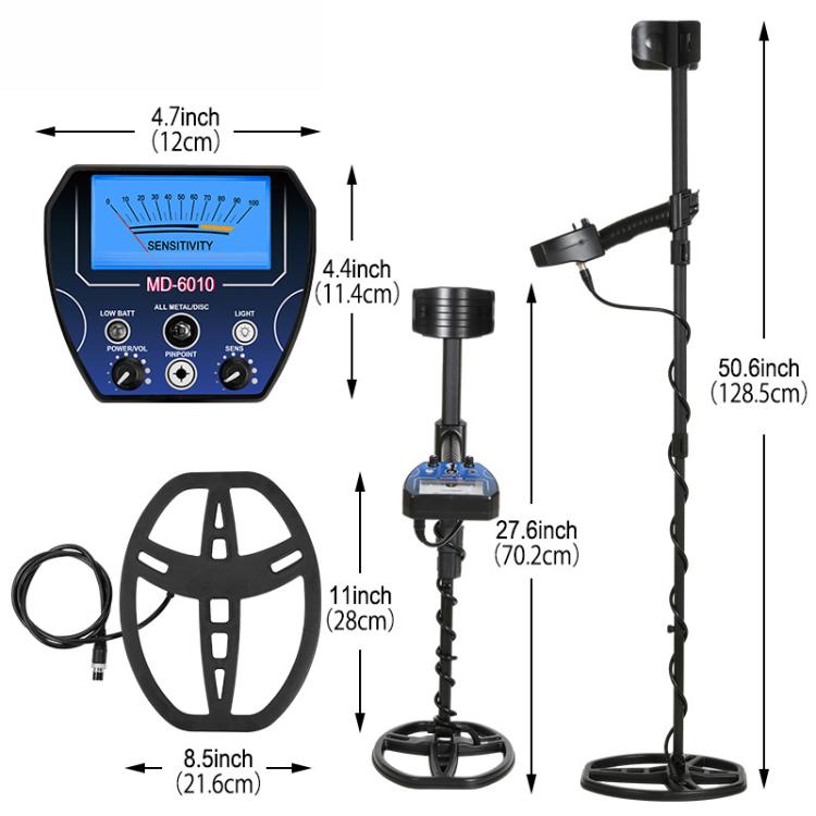 Goint MD-6010 Handheld Metal Detector High Sensitivity Underground Gold Detector Outdoor Treasure Hunter