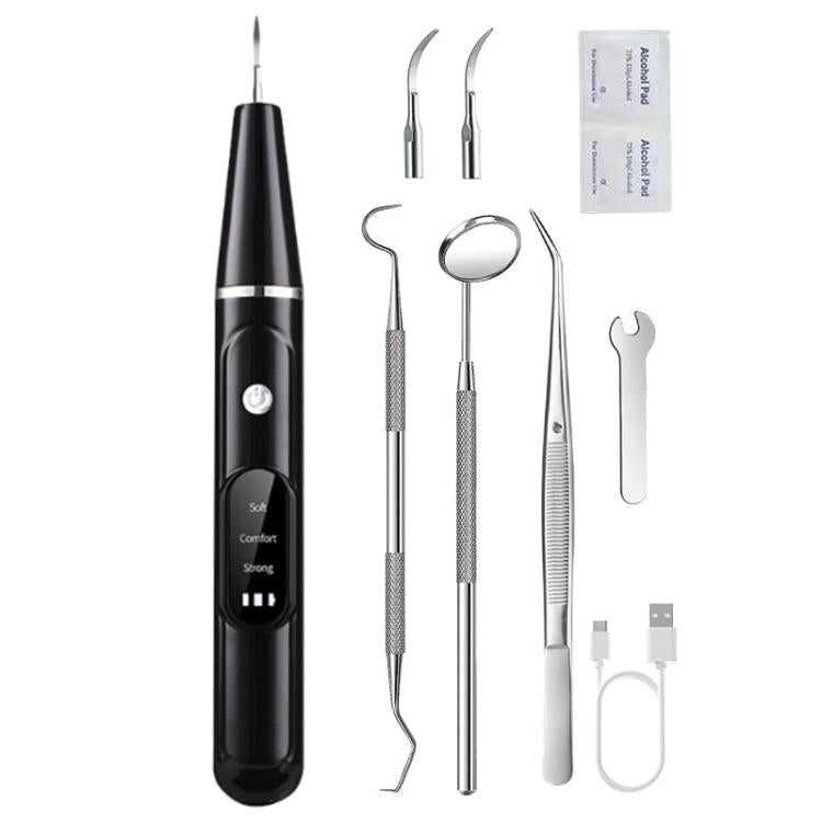 Pet Ultrasonic Teeth Cleaner Dog Tooth Brushing Kit Plaque Tartar Remover Dental Care Tool