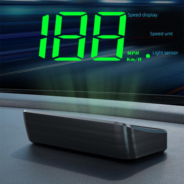 M2 Universal Cars HUD Head-up Display GPS HD Speedometer