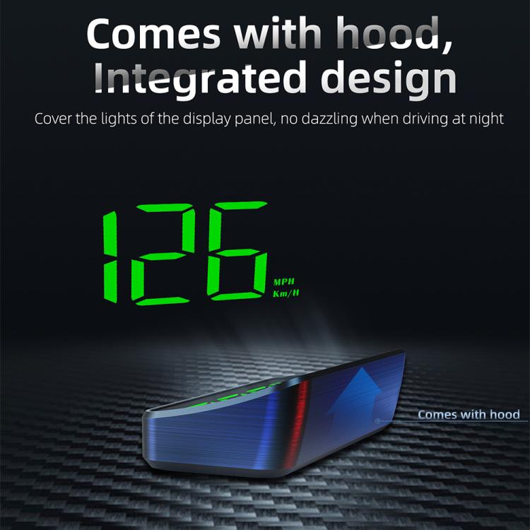 M2 Universal Cars HUD Head-up Display GPS HD Speedometer