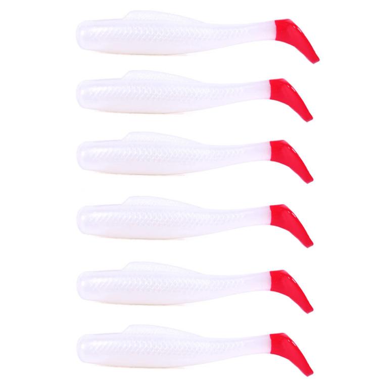 HENGJIA 6pcs / Box Outdoor Fishing Floating Soft Bait 8cm-5g Bionic False Lure