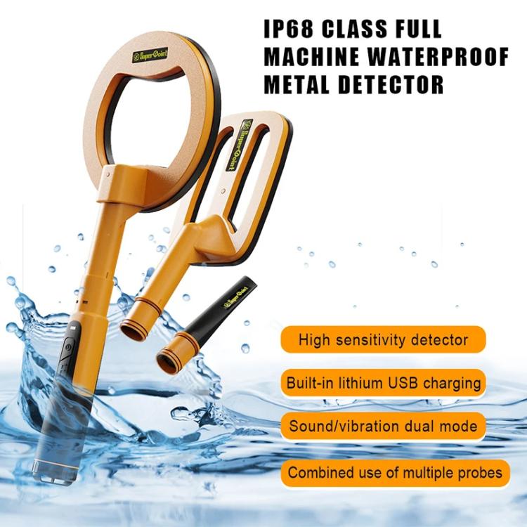 Goint IP960 Handheld 3 In 1 Metal Detector Outdoor Treasure Hunting Pulse Waterproof Rechargeable Gold Detector