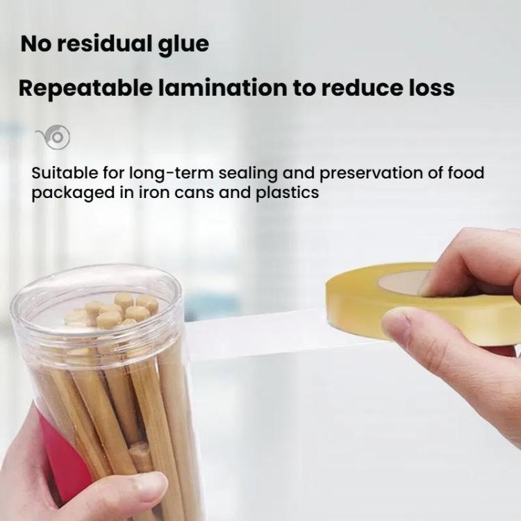 PVC Food Can Sealing Film Transparent Seamless Tape