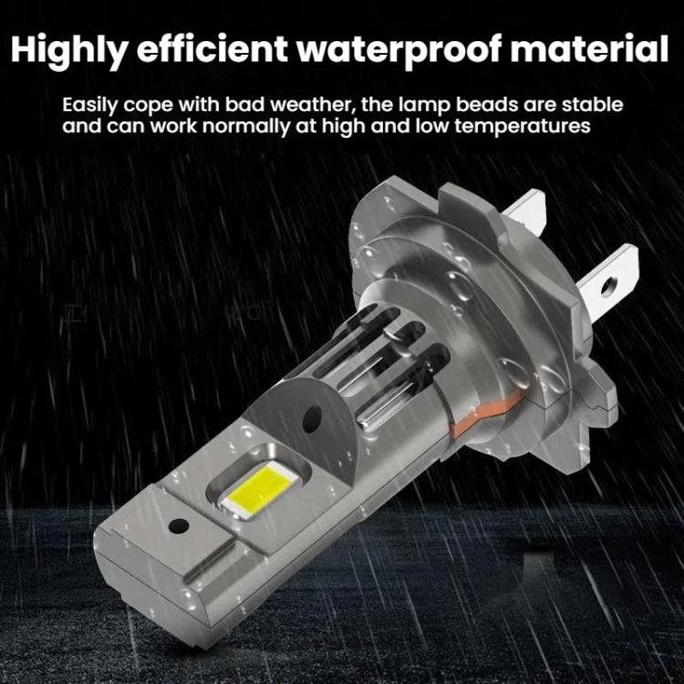 2pcs Integrated Direct-Plug Mini LED Headlight For Cars