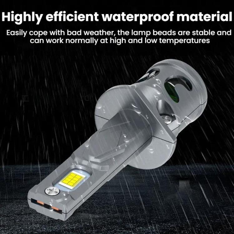 2pcs Direct Plug Mini LED Car Headlight Bulb With Fan Cooling