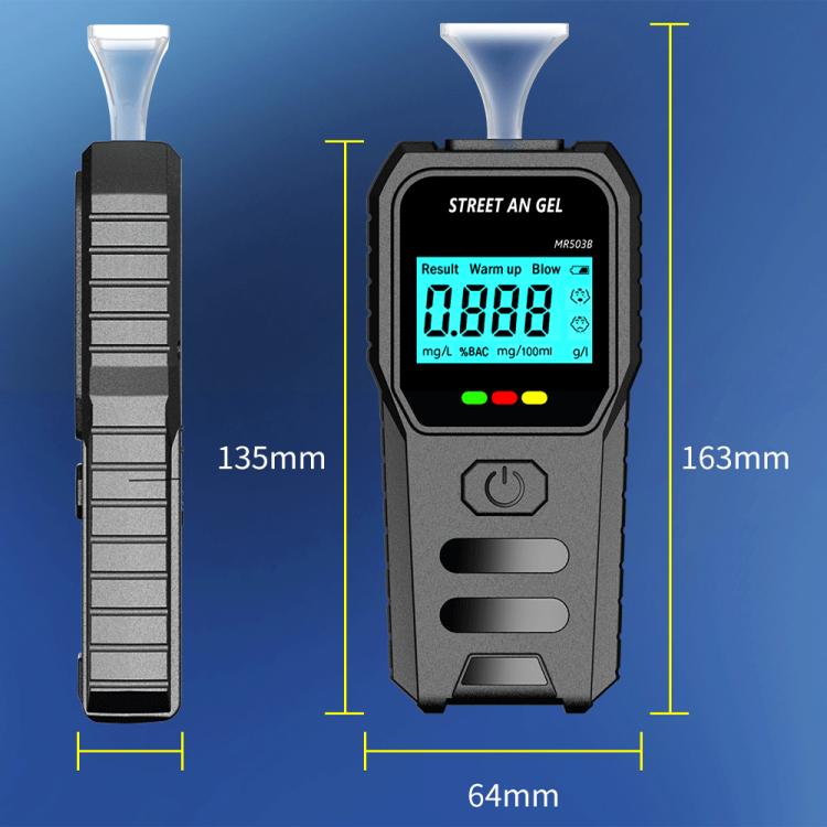 LCD Screen High-Precision Air-Blowing Dual-Purpose Alcohol Tester