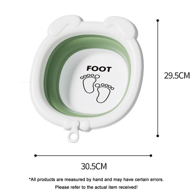 Children Silicone Folding Washbasin Portable Thickened Hangable Butt Washbasin For Babies