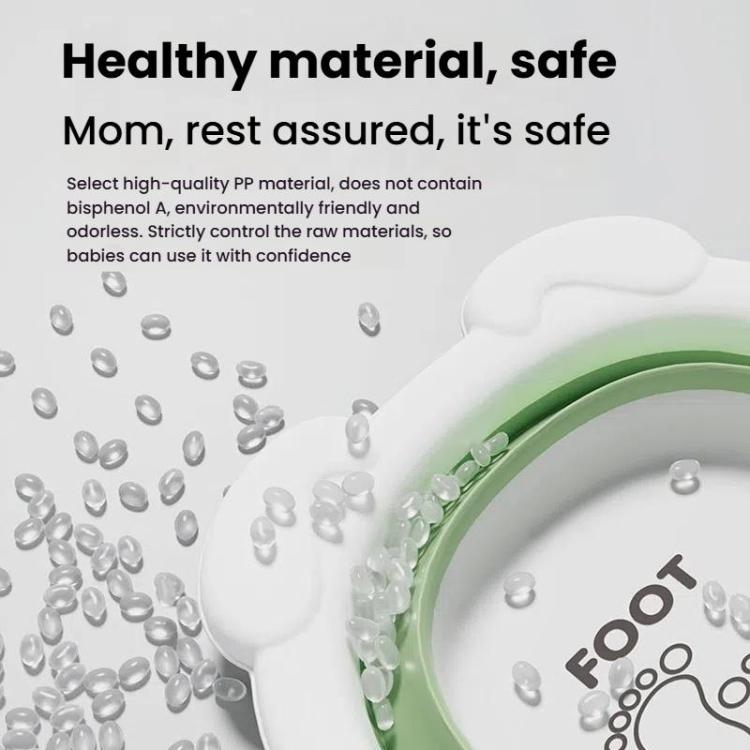 Children Silicone Folding Washbasin Portable Thickened Hangable Butt Washbasin For Babies