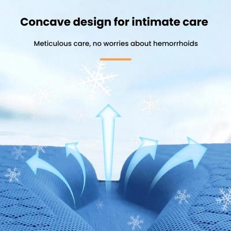 Car Honeycomb Gel Seat Cushion Breathable Ice Silk Cushion