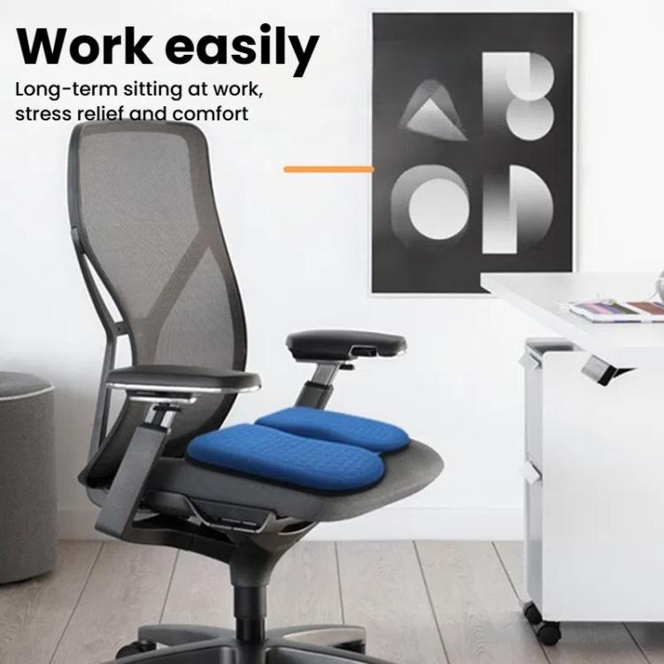 Car Honeycomb Gel Seat Cushion Breathable Ice Silk Cushion