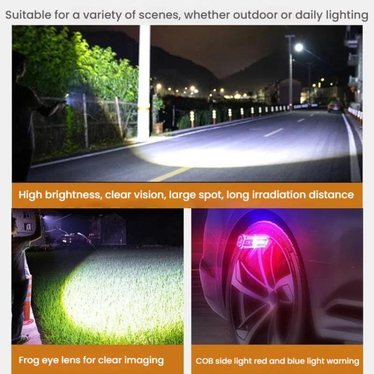 E-SMARTER STD01 COB Work Light With Power Display Outdoor Emergency Repair Light With Magnet LED Mini Flashlight