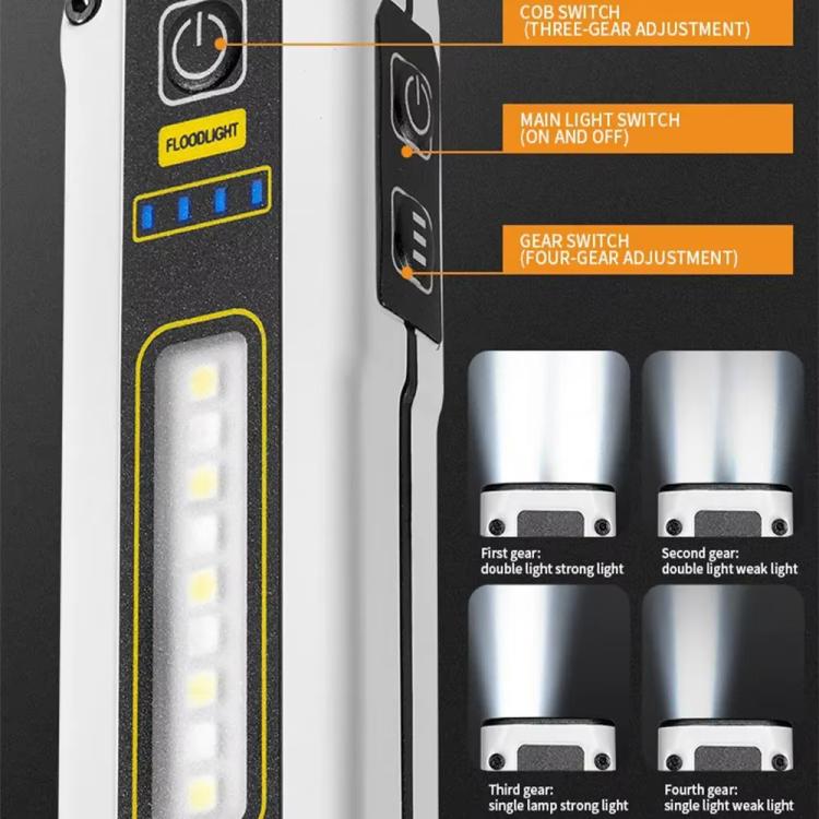 E-SMARTER STD01 COB Work Light With Power Display Outdoor Emergency Repair Light With Magnet LED Mini Flashlight