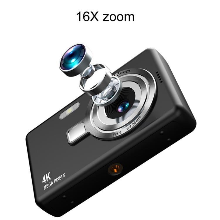 Q12 4K Pixel High Definition Digital Camera Portable Mini Photo Card Camera CCD