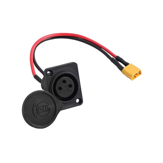 For INOKIM OXO OX Electrical Scooter Power Port XLR Cannon 3-Pin Charging Socket