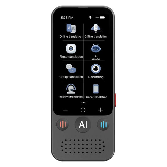 3.1-inch Screen Multilanguage AI Translator Device 139 Online/17 Offline Languages, Real-Time Voice/Photo/Text Translation