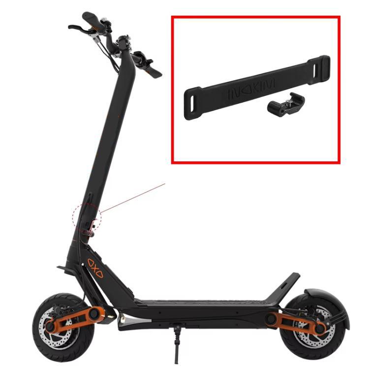 For INOKIM OXO OX Electrical Scooter Safety Locking Strap With Hook Bracket Wrappable Foldable Rubber Strap