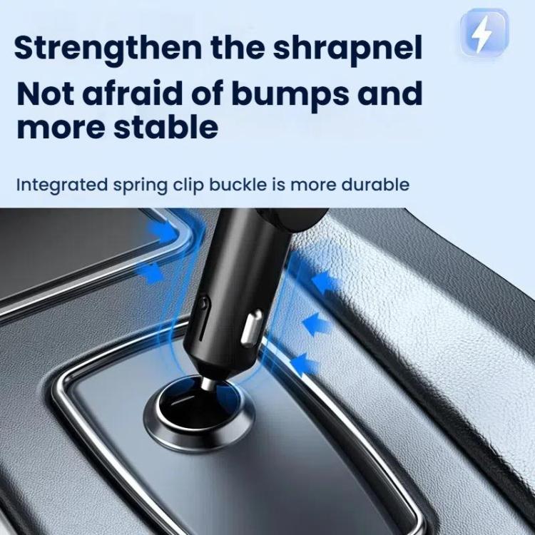 Multifunctional PD Bluetooth-Compatible USB Cigarette Lighter Car Fast Charging