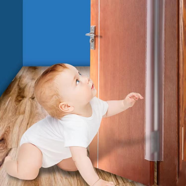 Anti-pinch Hand Door Hinge Protector Cover Home Baby Safety Door Sealing Self-adhesive Protection Strip