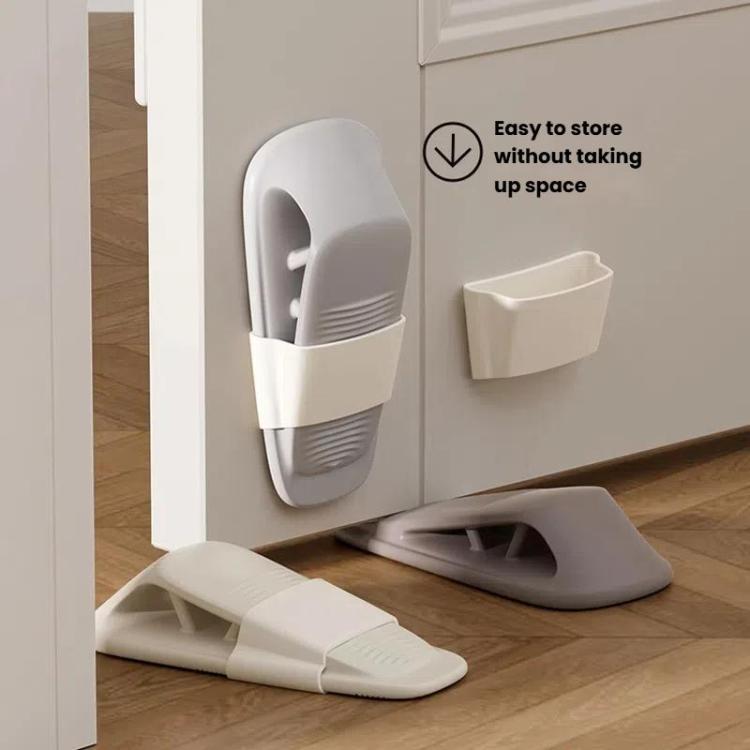 Silicone Door Stopper Anti-collision Household Door Stopper Free Punching Windproof Fixed Door Plug