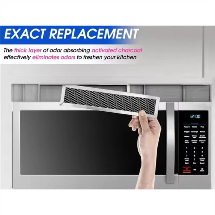 2pcs /Pack Microwave Charcoal Filter For GE WB02X11550 JX81L