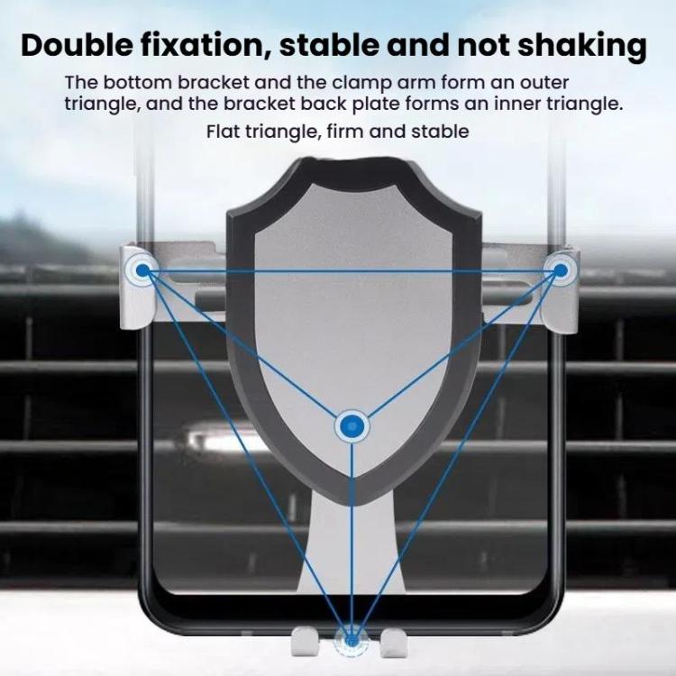 Air Outlet Clip-on Gravity 360-degree Rotating Car Phone Holder