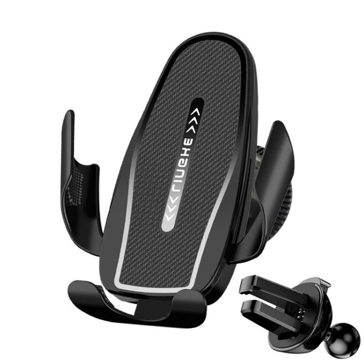 Carbon Fiber Clip-on Gravity Air Outlet Car Phone Holder