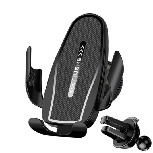 Carbon Fiber Clip-on Gravity Air Outlet Car Phone Holder