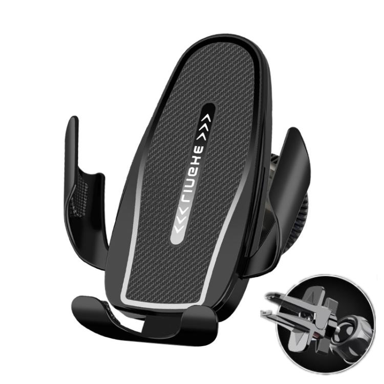 Carbon Fiber Clip-on Gravity Air Outlet Car Phone Holder