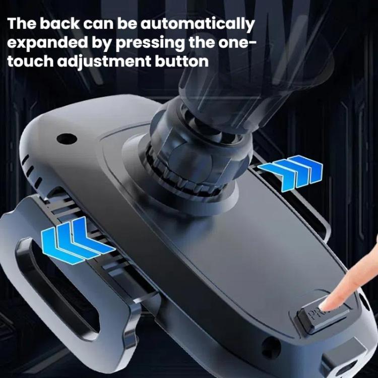 15W Wireless Induction Snap-on Charging Car Air Outlet Phone Holder