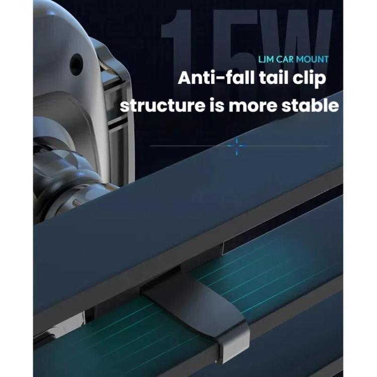 15W Wireless Induction Snap-on Charging Car Air Outlet Phone Holder