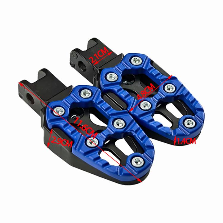 JT-001-1 CNC Aluminum Alloy Wear-resistant and Non-slip Pedals Universal Rear Pedals