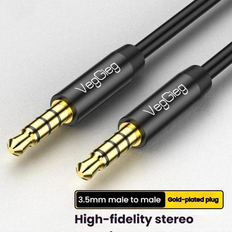 VegGieg 3.5mm Male To Male Aux Audio Cable Phone Computer Car Earphone Listening Audio Connection Cable