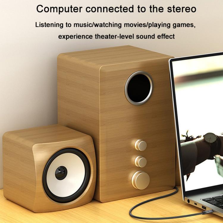 VegGieg 3.5mm Male To Male Aux Audio Cable Phone Computer Car Earphone Listening Audio Connection Cable