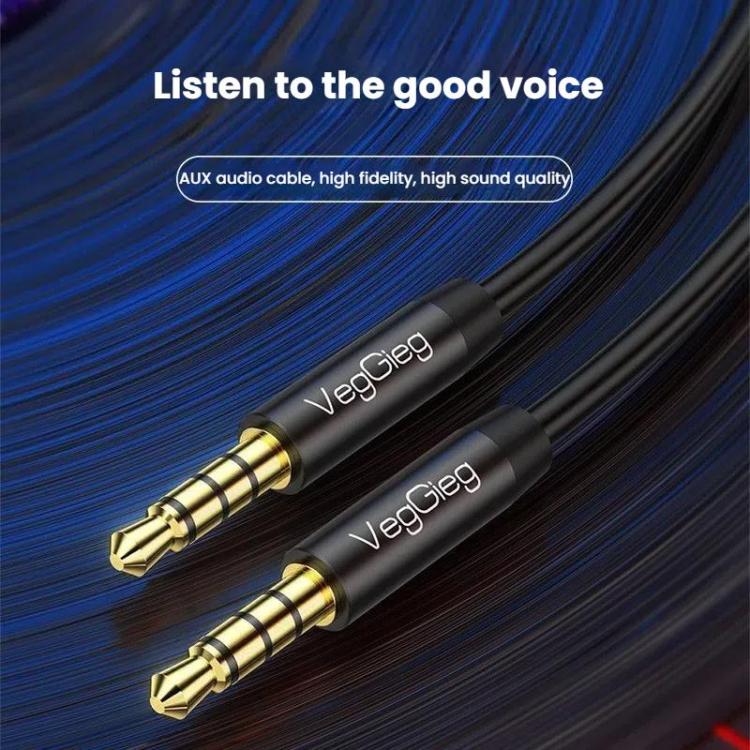 VegGieg 3.5mm Male To Male Aux Audio Cable Phone Computer Car Earphone Listening Audio Connection Cable