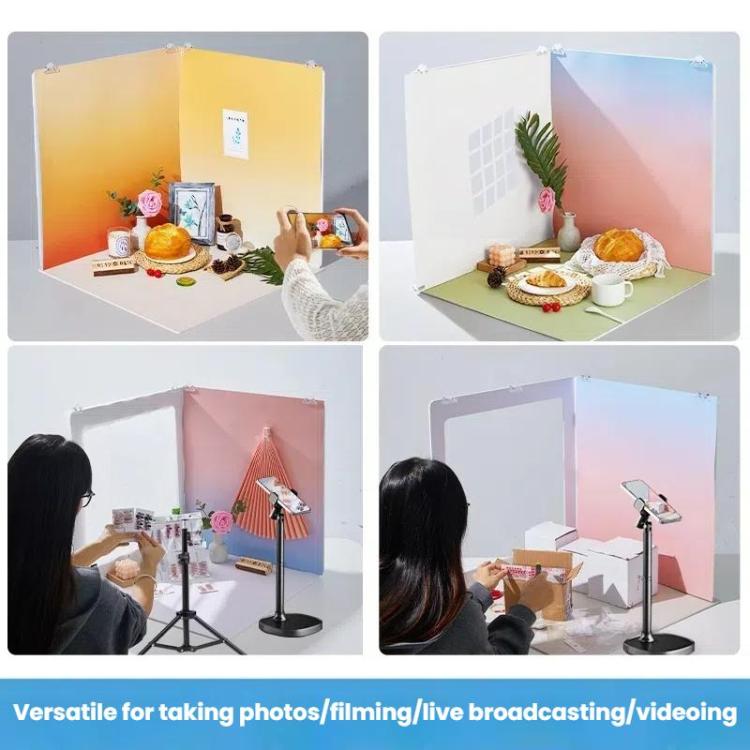 19pcs /Set 3D Shooting Background Board Live Broadcast Product Photography Props