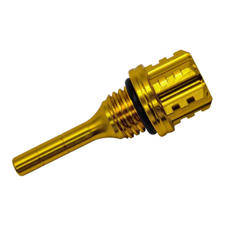 JYC-006 CNC Aluminum Alloy Hexagonal Plum Blossom Oil Dipstick Motorcycle Decoration