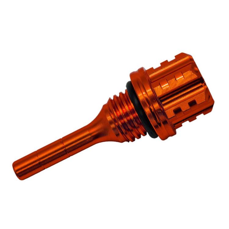 JYC-006 CNC Aluminum Alloy Hexagonal Plum Blossom Oil Dipstick Motorcycle Decoration