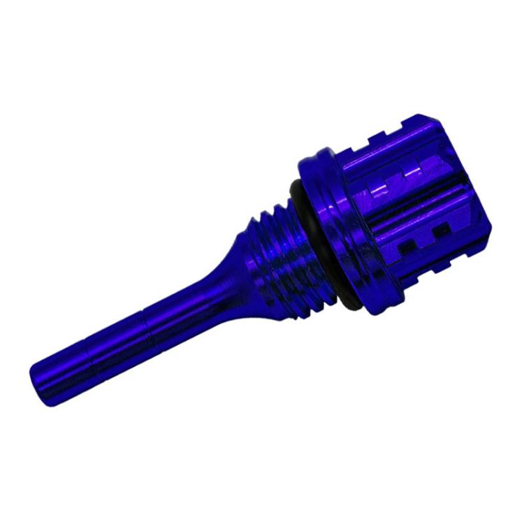 JYC-006 CNC Aluminum Alloy Hexagonal Plum Blossom Oil Dipstick Motorcycle Decoration