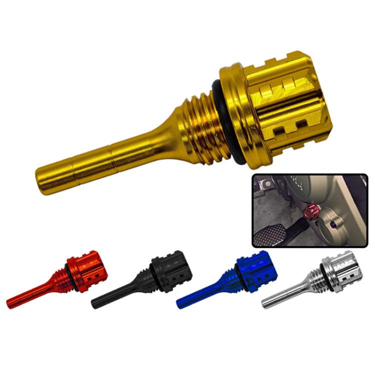 JYC-006 CNC Aluminum Alloy Hexagonal Plum Blossom Oil Dipstick Motorcycle Decoration